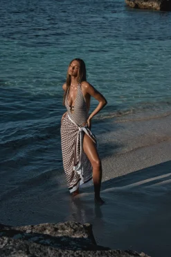 Marina Piccola Sarong - Husk Geo