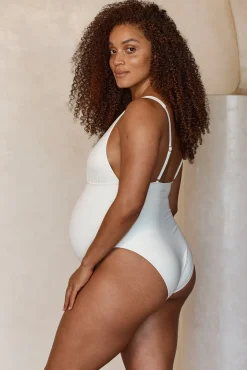 Maternity Portofino One Piece - Ivory