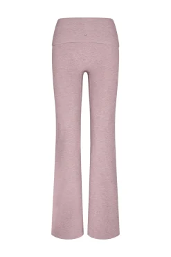 Melrose Flared Legging Long - Heather Mauve
