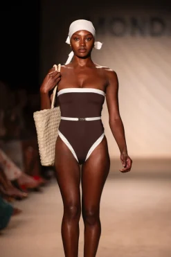 Miami One Piece - Espresso/Ivory