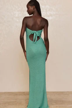 Montego Bandeau Dress - Pond Lace Crochet