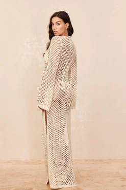 Montego Dress - Ivory Chunky Crochet