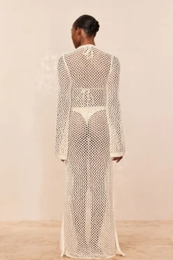 Montego Dress - Ivory Chunky Crochet