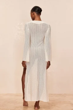 Montego Dress - Ivory Crochet