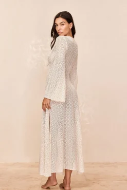 Montego Dress - Ivory Crochet