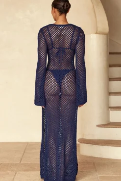 Montego Dress - Midnight Crochet