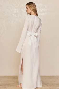 Montego Dress - White Linen