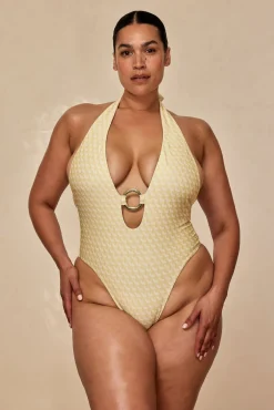 Montego One Piece - Ivory Geo