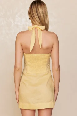 Montserrat Mini Dress - Honey