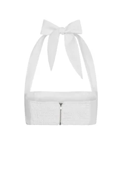 Montserrat Top - White Linen