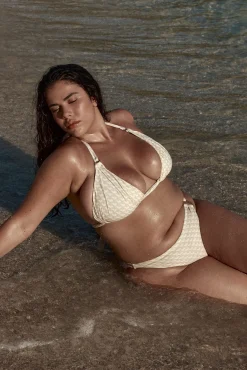 Morocco Top - Ivory Geo