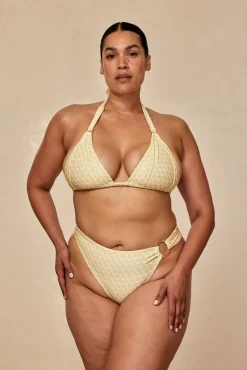 Morocco Top - Ivory Geo