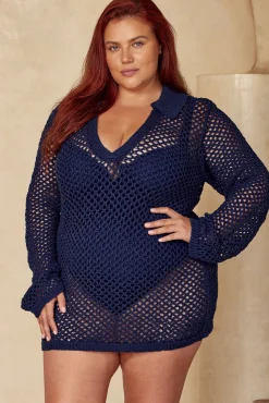 Newport Dress - Midnight Crochet