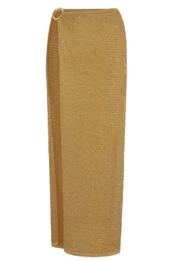 Palermo Skirt - Antique Gold Lace Crochet