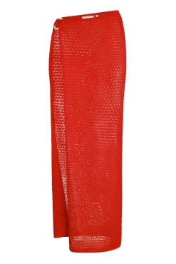 Palermo Skirt - Chili Pepper Lace Crochet