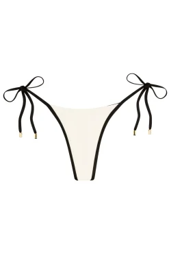 Palma Thong - Ivory/Black