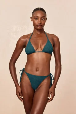 Palma Top - Evergreen Crinkle