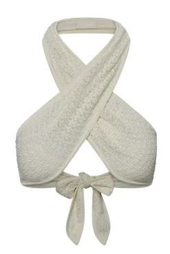 Ramatuelle Top - Ivory Lace Crochet