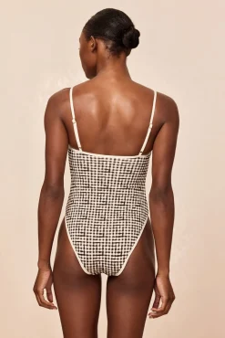 Ravello One Piece - Black Gingham