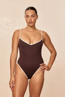 Ravello One Piece - Espresso/Ivory