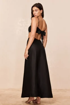 San Diego Top - Black Linen