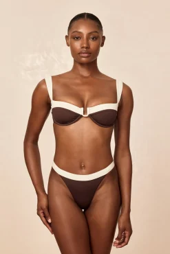 Santorini Bottom - Espresso/Ivory