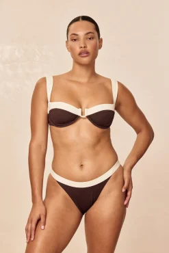 Santorini Bottom - Espresso/Ivory