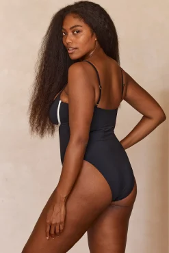 Sausalito One Piece - Black/Ivory