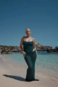 Sausalito One Piece - Evergreen Crinkle