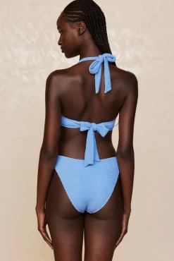 Seychelles Bottom - Azure Crinkle (Modest Coverage)