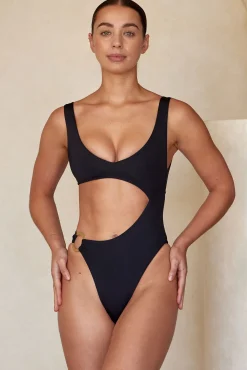 St. Barth's One Piece - Black