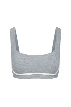 Zion Bra - Heather Grey/Ivory