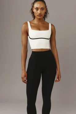 Zion Tank - Ivory/Black