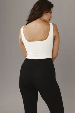 Zion Tank - Ivory/Black